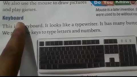 Class 1 Subject Computer Chapter 3 Part .2