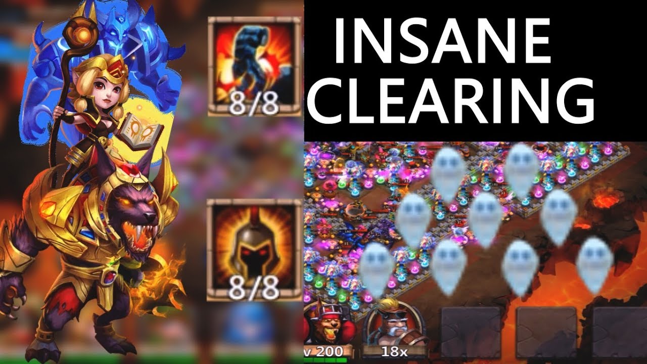 Castle Clash : INSANE  Espirita | Anubis in INSANE DUNGEONS