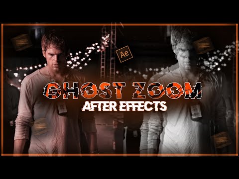 how to make ghost zoom  ; after effects tutorial