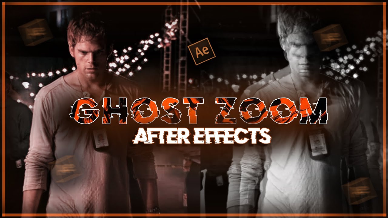 how to make ghost zoom ; after effects tutorial - YouTube