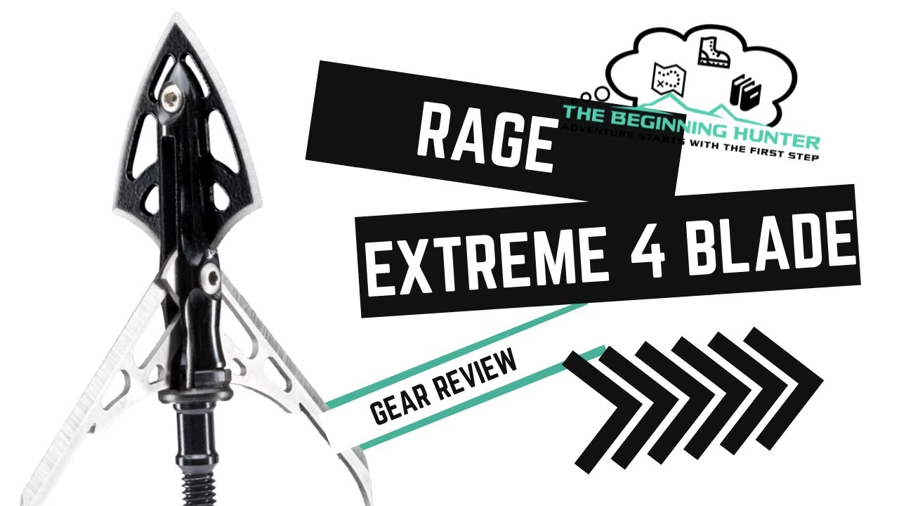 Rage XTreme 4 Blade Broadhead Gear Review YouTube