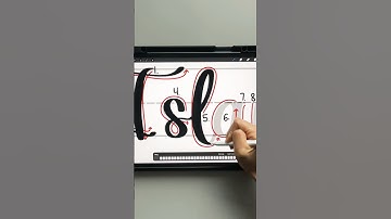 🏝️in calligraphy! Link in description #procreate #shorts #calligraphy