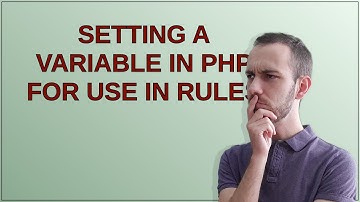 Drupal: Setting a Variable in PHP for use in rules