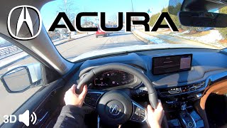 2022 Acura MDX Advance // POV Test Drive (3D Binaural Audio) (ASMR)