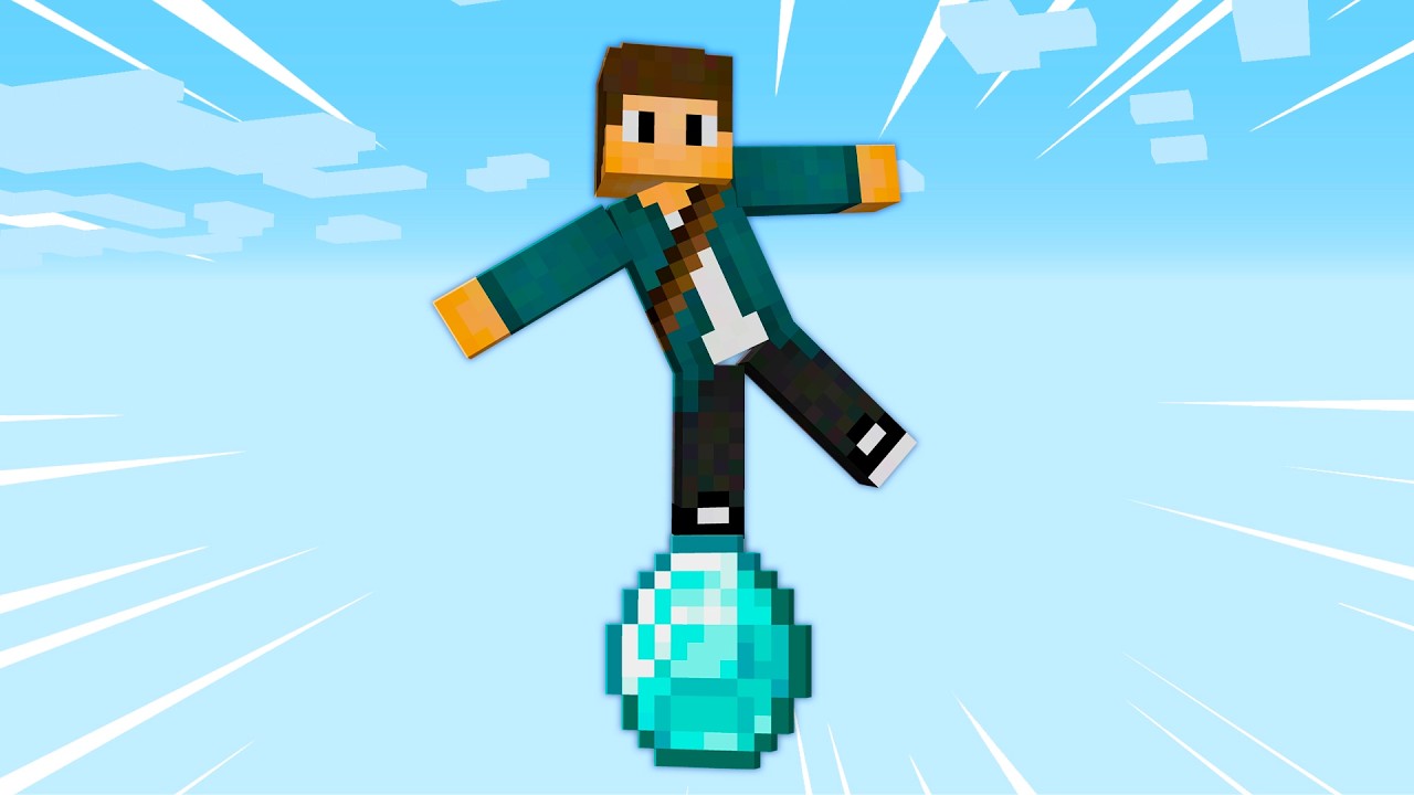 Minecraft mas em um DIAMANTE
