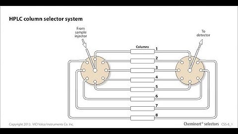 Cheminert HPLC column selection system