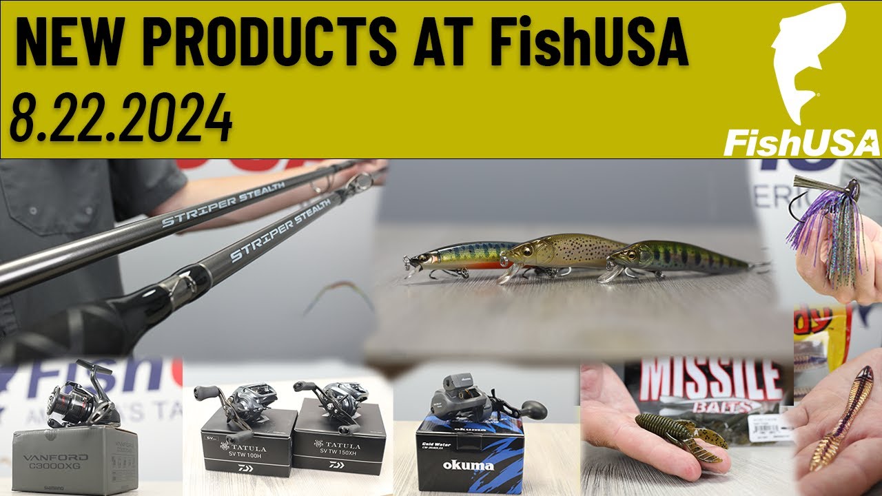 New Products at FishUSA - 8.22.2024 - Daiwa, Shimano, Okuma