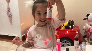 Sli̇me Si̇mli̇ Mor Ve Kirmizi Sli̇me Yaptik