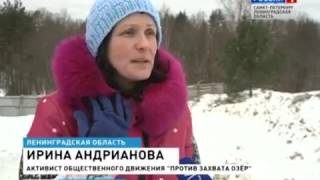 Захват земель Ржевского полигона в Новом Токсово (январь 2017)