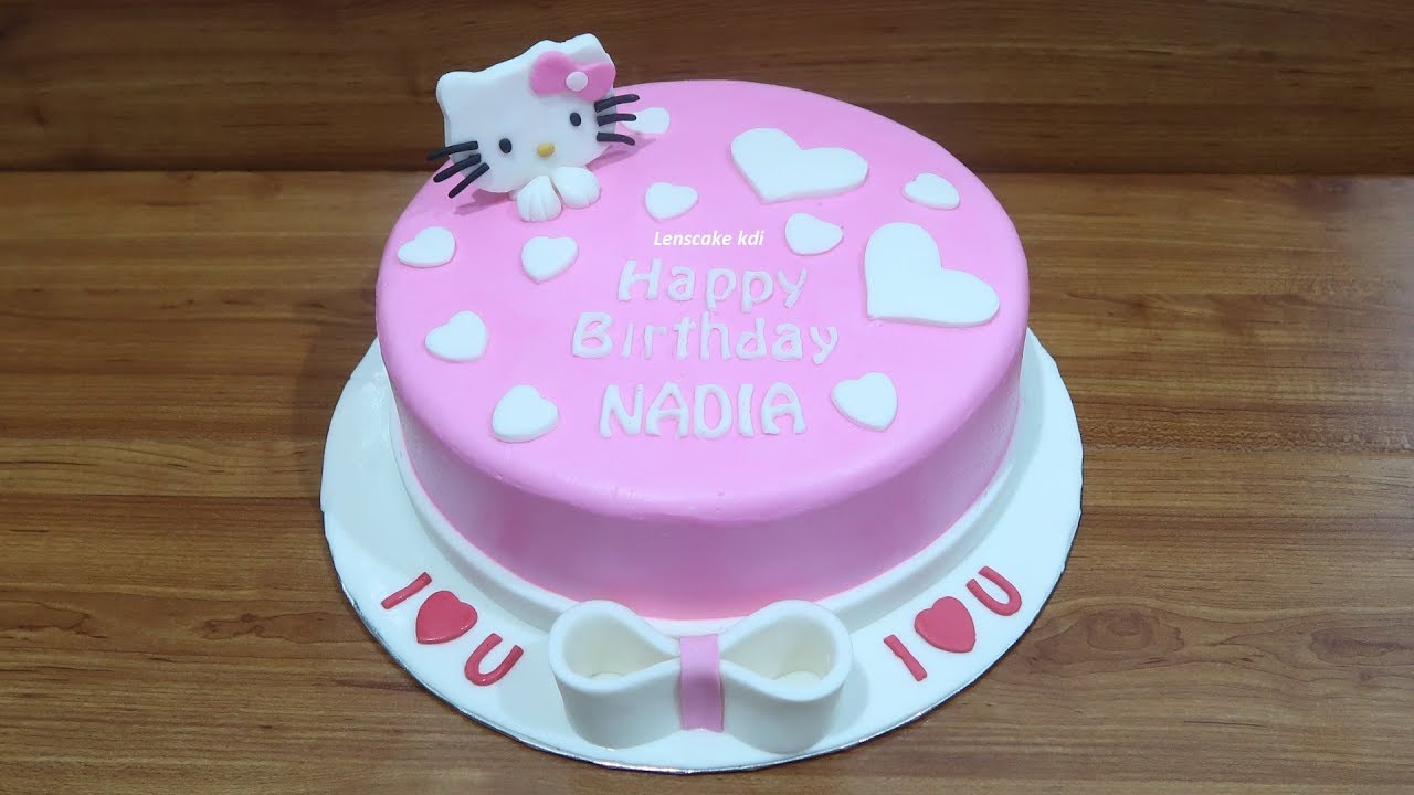  Kue  Ulang Tahun  Hello Kitty Simple  40 Gambar Hello 