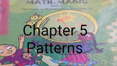 Ncert Class 2 Maths Chapter 5 ( Patterns)
