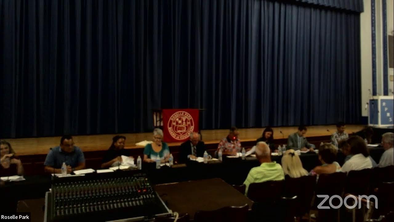 Roselle Park Board of Education Meeting 8302022 YouTube