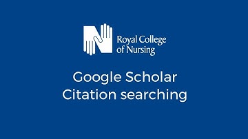 Google Scholar citation searching