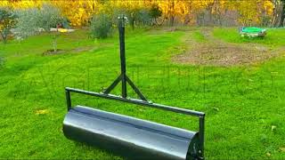 Serafín Ingenioso cigarro Rodillo apisonador de 122 cm en acero para tractores cortacésped - YouTube