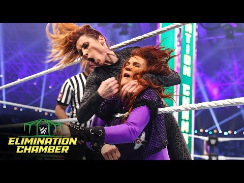 Becky Lynch kicks out of Lita’s Moonsault: WWE Elimination Chamber 2022 (WWE Network Exclusive)