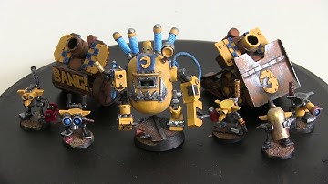 Scratchbuilt 40K Big Mek and Big Gunz