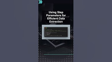Using Step Parameters for Efficient Data Extraction #ai #artificialintelligence #machinelearning
