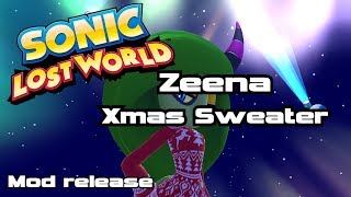 Sonic Lost World - Zeena Xmas Sweater Mod [RELEASE]