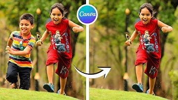 Instantly Removing Any Object from photos in Canva #removeobject #photoediting #canvaediting