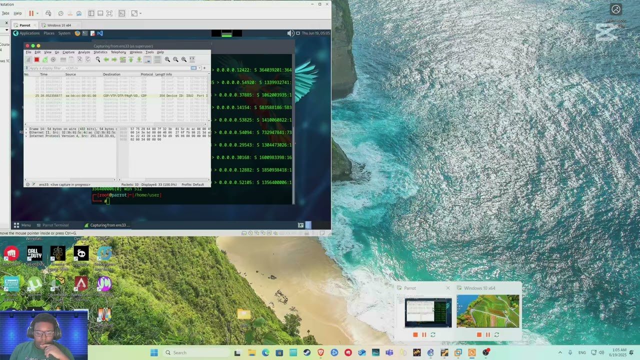 Hacker Ethical II: Ataque de MAC Flooding utilizando la herramienta MACOF