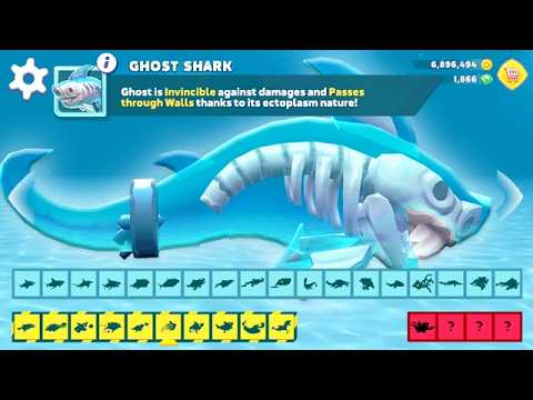 Hungry Shark Evolution - Ghost Shark Max Level