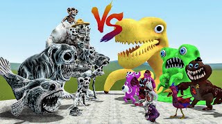 NEW GARTEN OF BANBAN 7-1 VS ALL ZOONOMALY MONSTERS IN GARRY'S MOD!