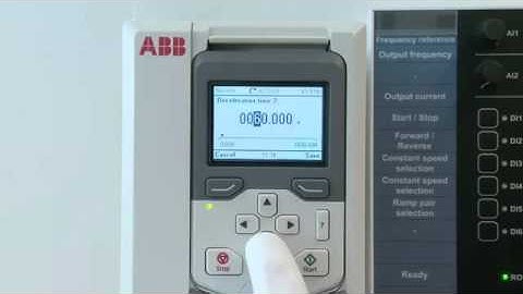 Biến tần ABB ACS580 - Hướng dẫn cài đặt 2 bộ thời gian khởi động/dừng