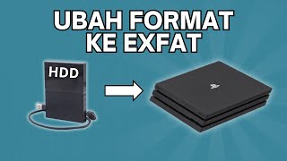 CARA Ubah Format Flashdisk/HDD Eksternal ke exFAT Untuk PS4 HEN‼️