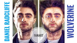 Daniel Radcliffe As Wolverine - Fanart