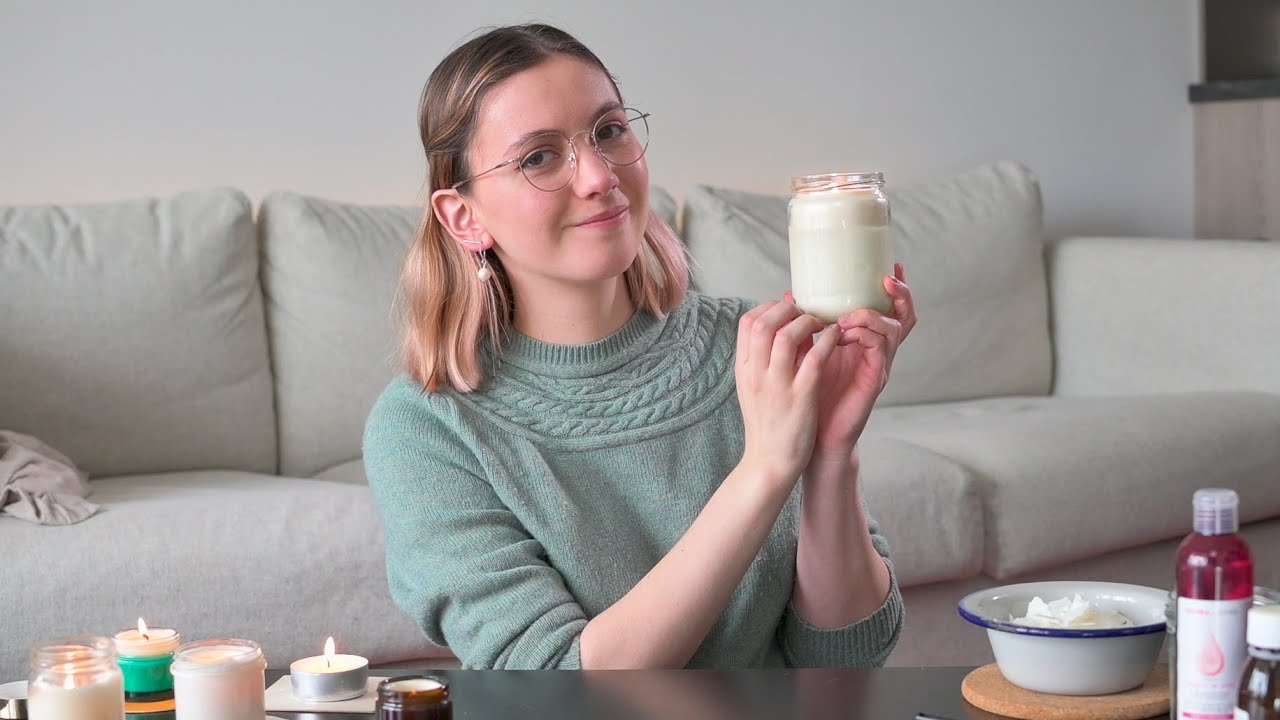 ASMR - How to make homemade scented candles 🕯️