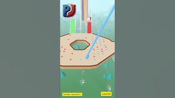 Game : bridge run io level 44 ; #bridgerace #bridgerunio #mobilegame #racegame #bridgestack #rungame