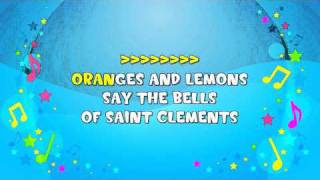 Oranges and Lemons | Sing A Long | Nursery Rhyme | KiddieOK