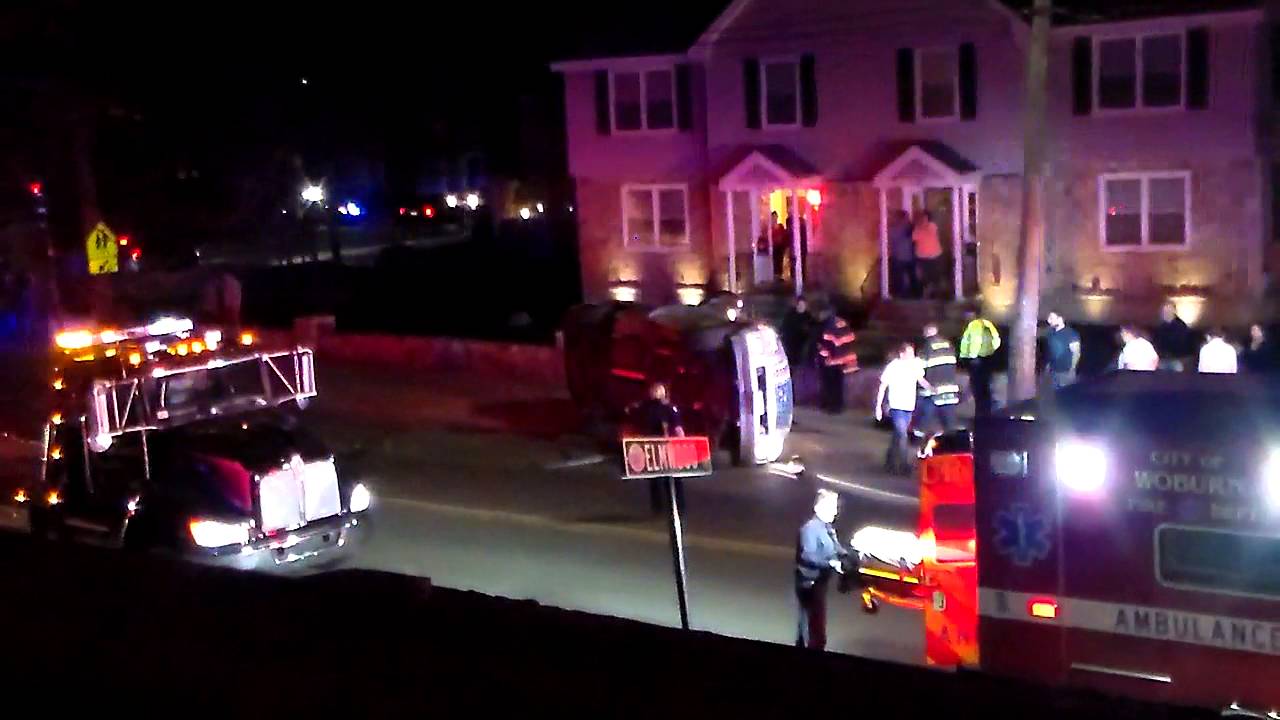 Woburn Car Accident 4/17/2016 Part 2 YouTube