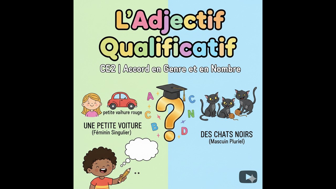 L’Adjectif Qualificatif : Tout Comprendre en moins de 5 minutes !