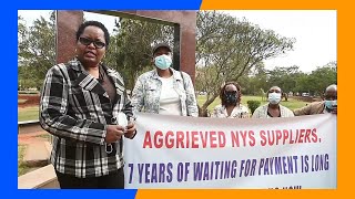 NYS suppliers petition parliament for payment