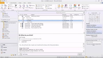 Outlook 2010 - Move and Copy Messages to a Folder