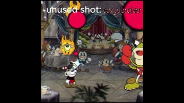 unused shot: EXPLODER #cuphead #shot #cupheadweapon #shorts
