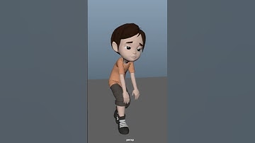 sad walk 3d animation #artshala #gurukul #animation #3danimation #shorts