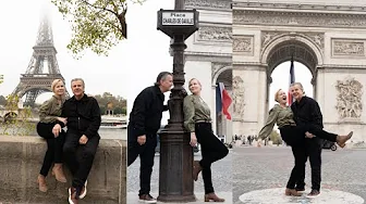 Our Paris France Photoshoot Champs Elysees, Eiffel Tower and Trocadero