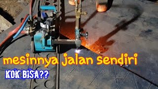 Cara potong plat besi dengan mesin otomatis Cara potong plat besi dengan mesin otomatis