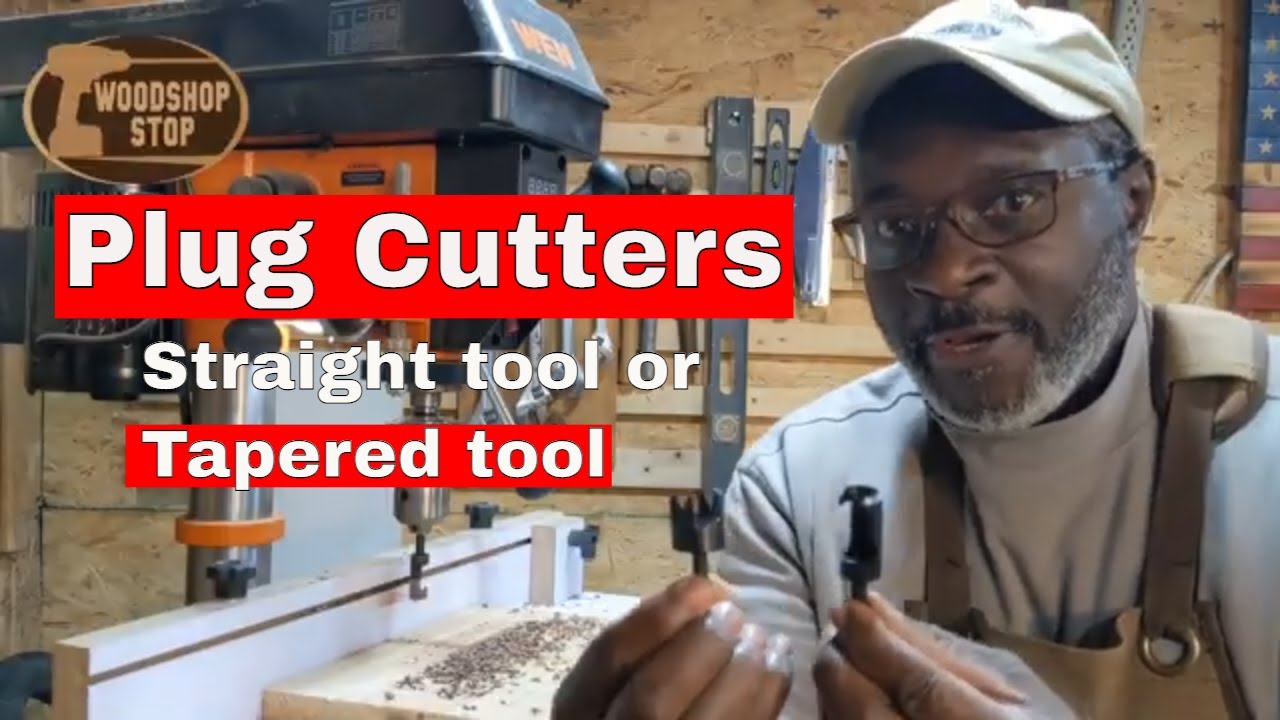 tapered plug cutter vs straight plug cutter comparison