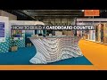 How to build a cardboard counter nordwerk design swiss counter