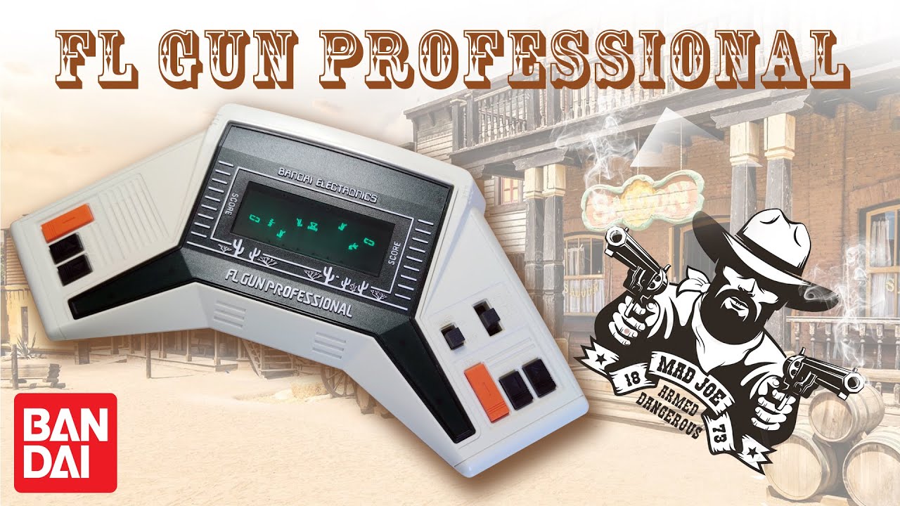 BANDAI FL GUN PROFESSIONAL バンダイ 電子ゲームLSI FL GUN PROFESSIONNAL - YouTube
