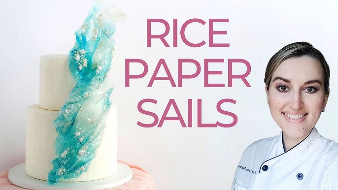 Rice Paper Sails Cake Decorations - Lilyrose Bakers Blog