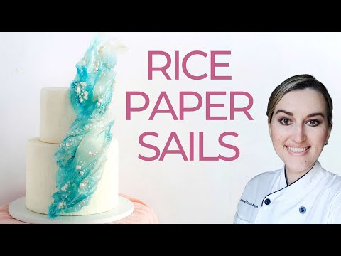 How to make Wafer Paper Blue Hydrangeas