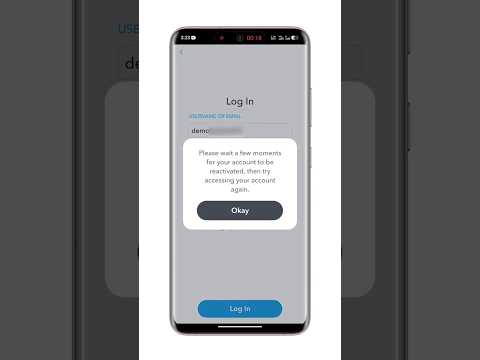 How To Reactivate Snapchat Account
