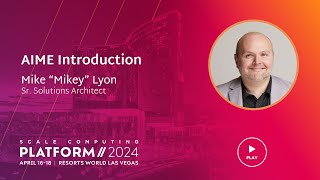 Scale Computing Platform 2024: AIME Introduction: AIOps is a Requirement for Modern Infrastructure