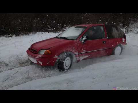 Subaru Justy 4x4 snow fun