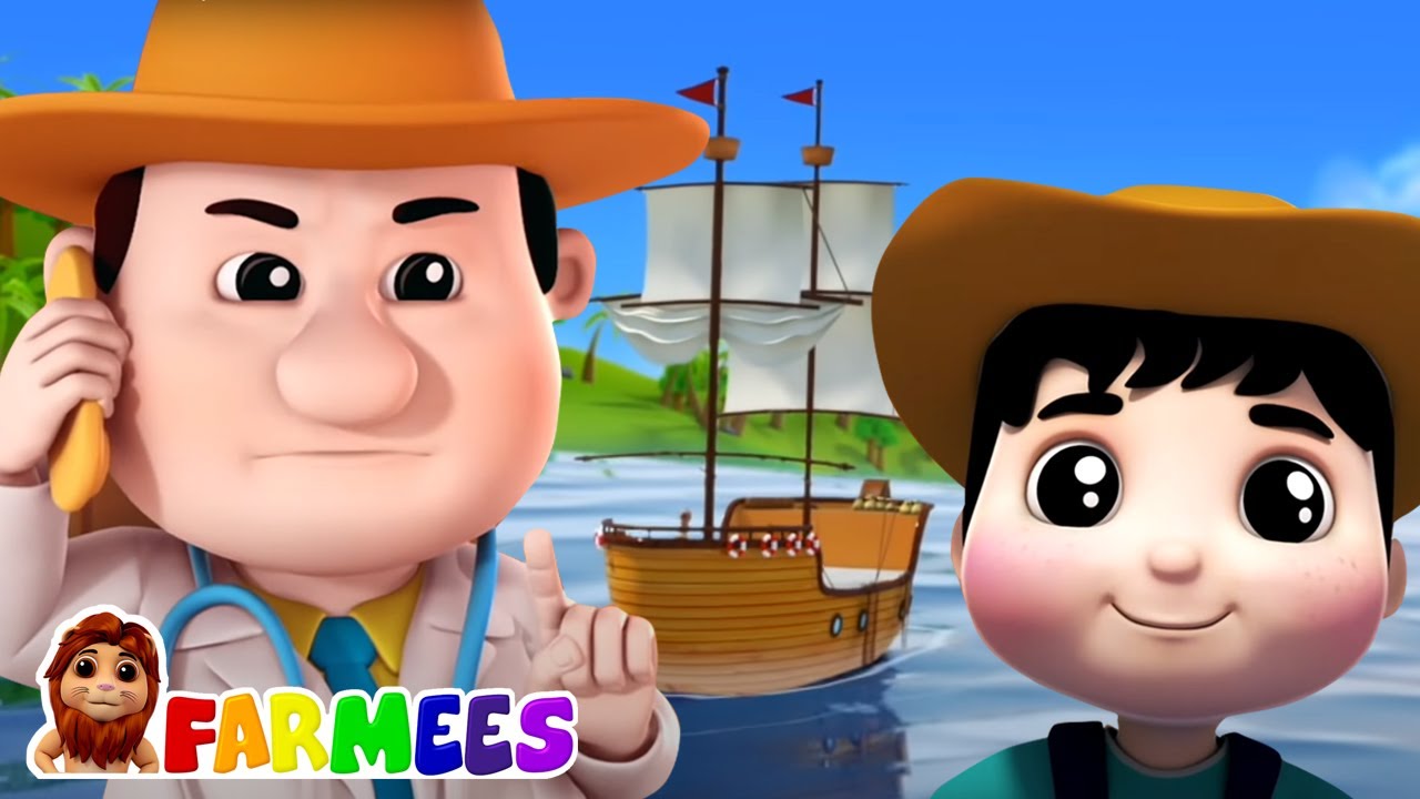 ⁣Ho visto una nave navigare | Canzoni per bambini | Cartoni animati | Farmees Italiano | Filastrocche