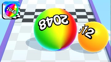 Ball Run 2048 - All Levels Gameplay Android, iOS ( Levels 126 - 146 )